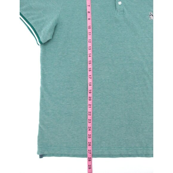 Lot of 2 Penguin by MunsingWear Men’s Polo Shirts XL Green Red Short Sleeve Y2K - Picture 13 of 16
